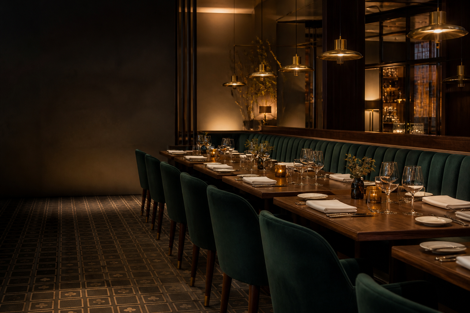 Tafel im Restaurant